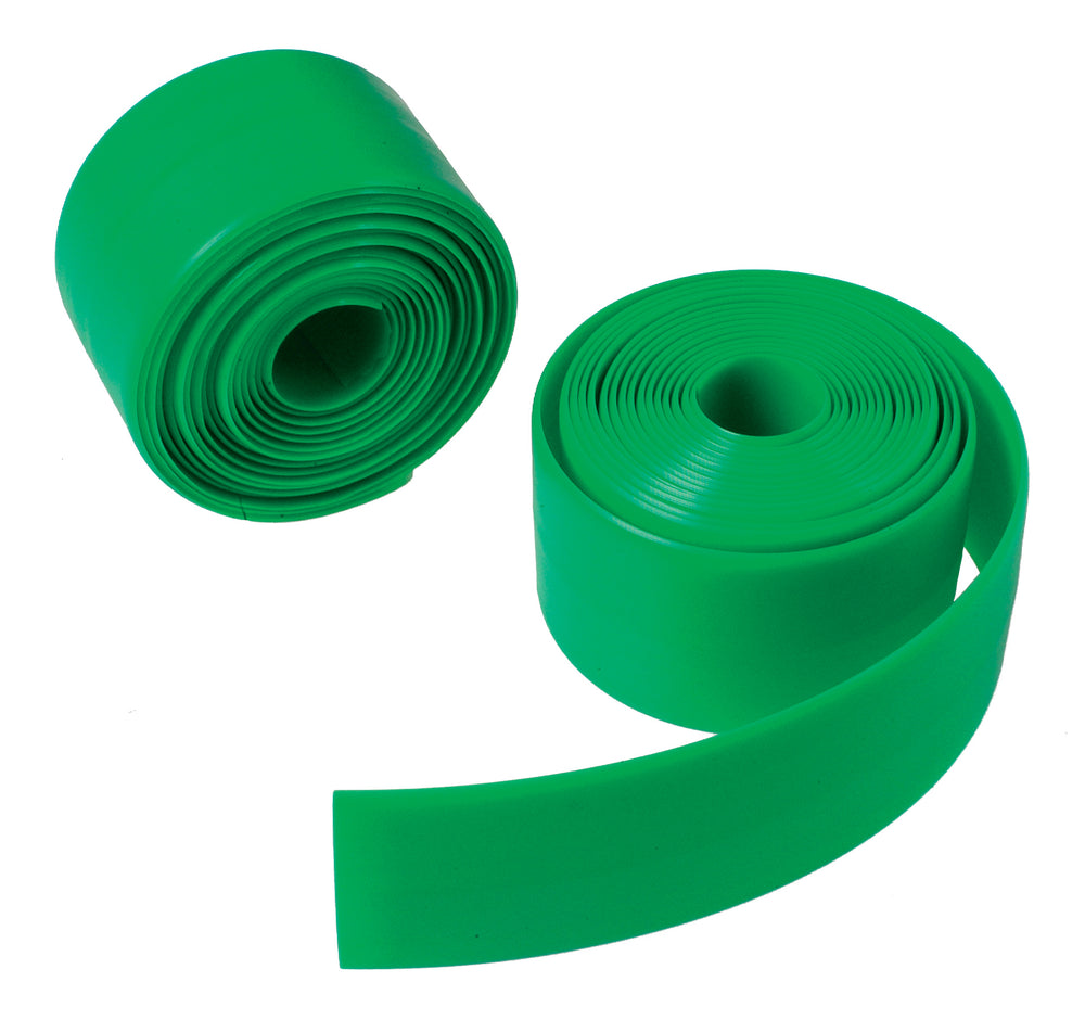 Dækindlæg Proline i grøn farve, mål 700 x 37-47 mm, sælges i sæt af 2. Ideel til forbedring af cykelsikkerhed og komfort.