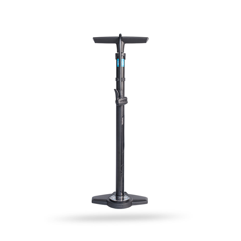 PRO Fodpumpe Touring 160PSI Stål med Trykmåler