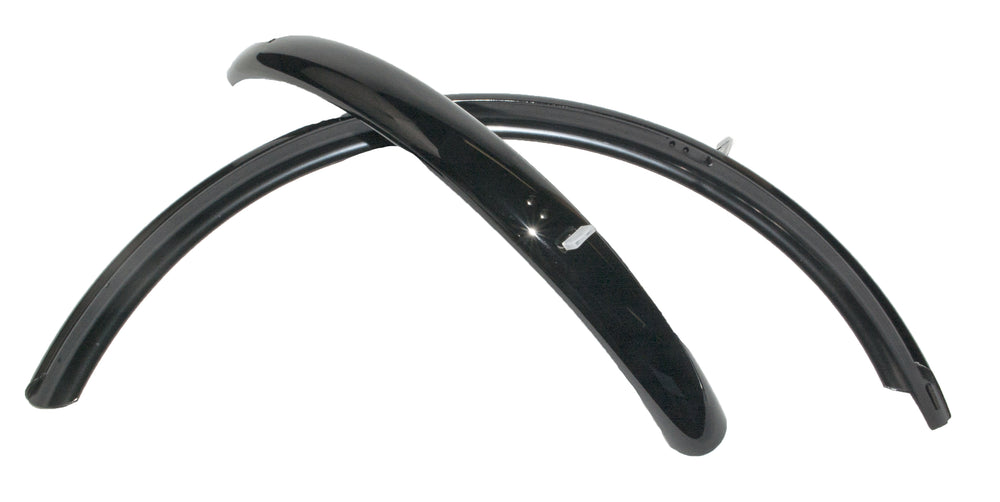 Winther skærmsæt 24in R1 plastic m. RF stivere sort