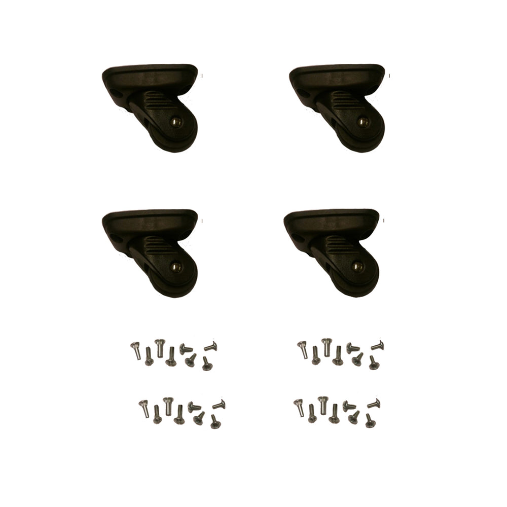 PRO Mega Travel Case Parts 4 rotation wheel incl. Bolts
