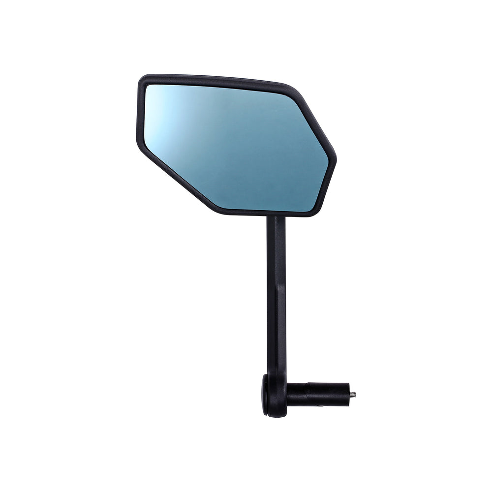 Spejl (sort) BBB E-view sidespejl med antirefleks. Montering i venstre side i styrende indvendig ø14,9-19 mm.