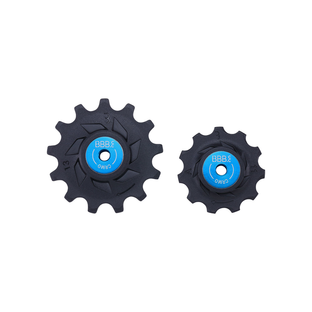 Kædeførerhjul BBB RollerBoys (sort) 11T+13T. Passer b.la. til Shimano GRX. og mange andre 11-12-speed gearsystemer.