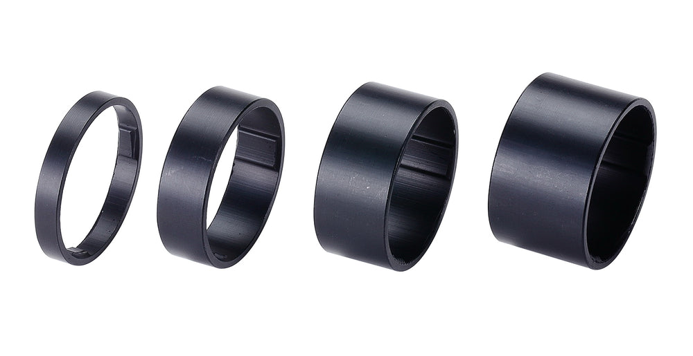 Afstandsringe BBB LightSpace Mat Sort 1-1/8 BHP-36 - 5+10+15+20mm