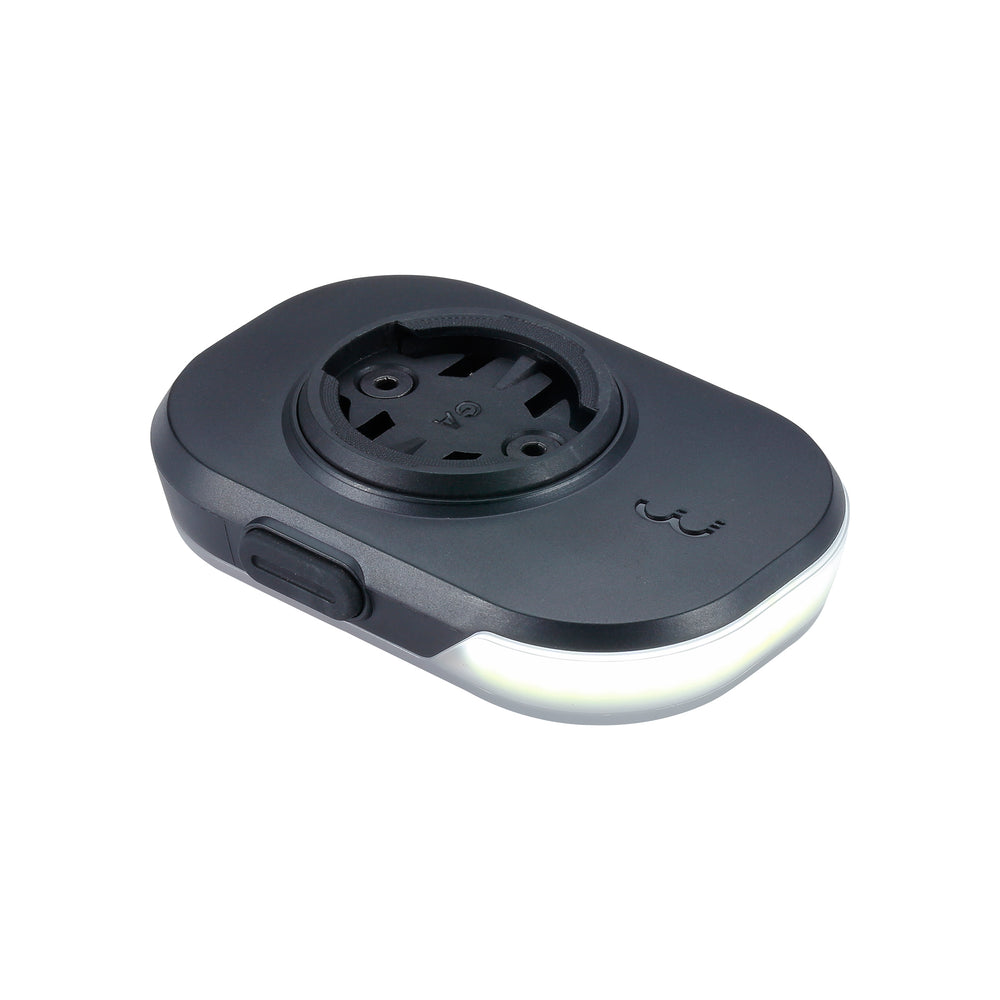 Forlygte BBB Slice 600 Lumen, 2200mAh til montering i Garmin eller Wahoo beslaget sammen med Garmin eller Wahoo computeren.