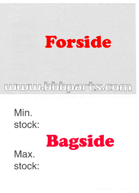 Prislabel m.logo BBB (21stk) BBB-DSP