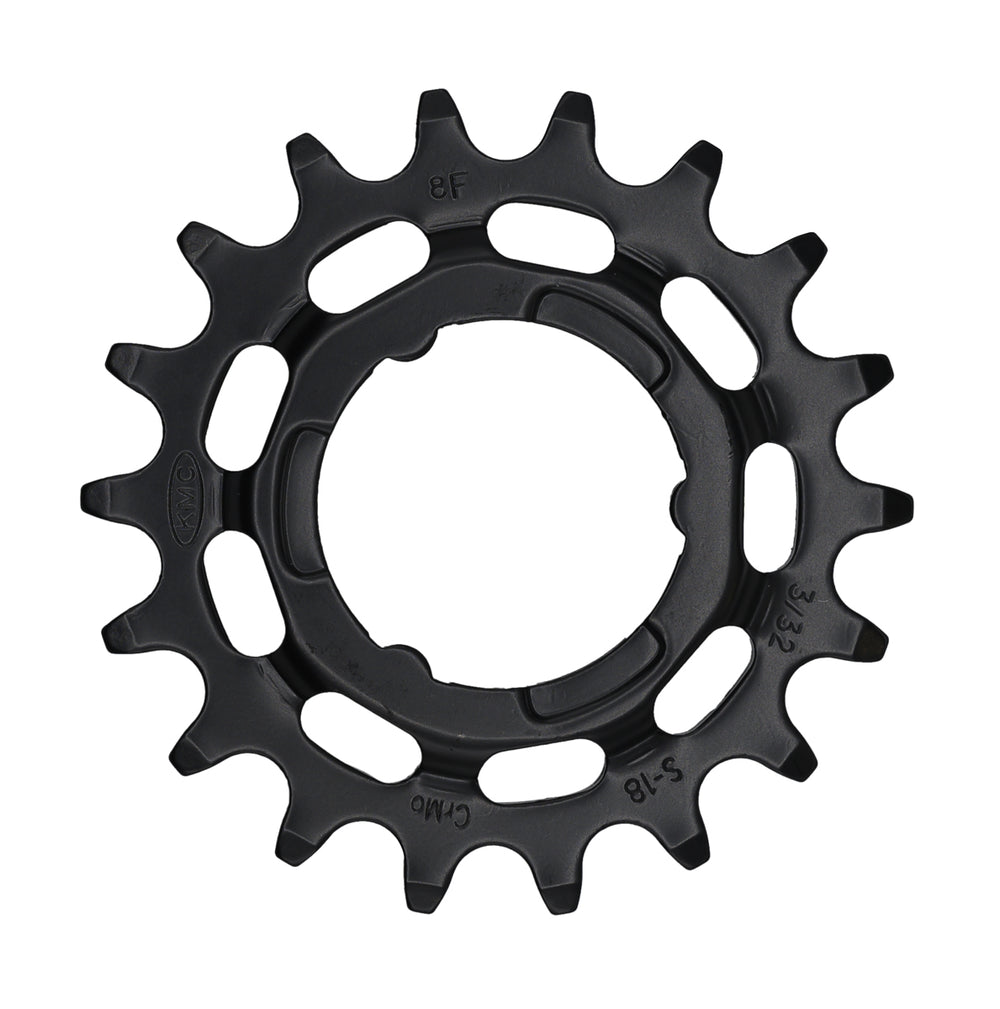 KMC Sprocket Sprocket R For: Shimano 18T Chromoly Black 3/32"