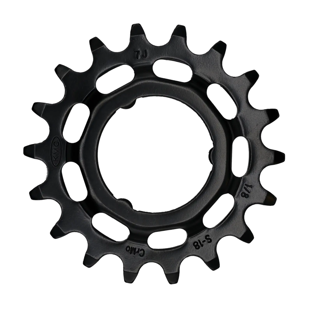 KMC Sprocket Sprocket R For: Shimano 18T Chromoly Black 1/8"
