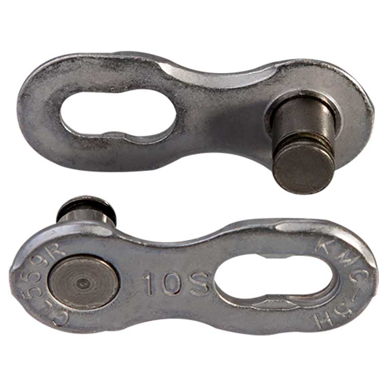 Samleled KMC Missinglink 10 speed (sølv) med EPT. Til X10L og X10SL. 2 stk. Re-usable.