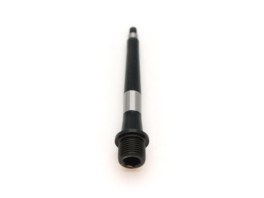 Crankbrothers Spindle, højre side, i sølvfarvet metal, designet til cykelpedaler, med præcise detaljer og holdbar konstruktion.