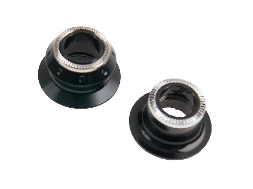 Crankbrothers End cap i sort farve, designet til at sikre en tæt pasform og forhindre snavs i at trænge ind i cykelens styretube.