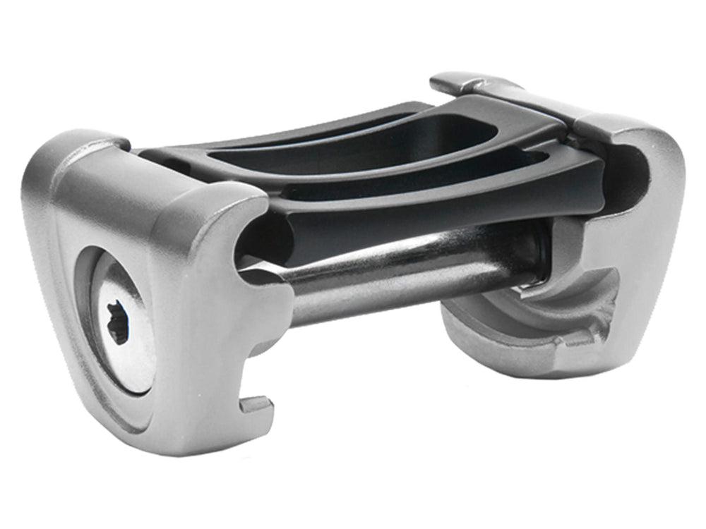 Crankbrothers Seatpost rail kit, der viser komponenterne til montering af sadelstang på cykler.
