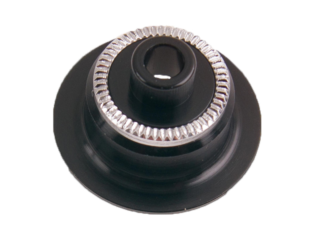 Billede af Crankbrothers End cap, en sort cykelkomponent designet til at sikre optimal ydeevne og holdbarhed.