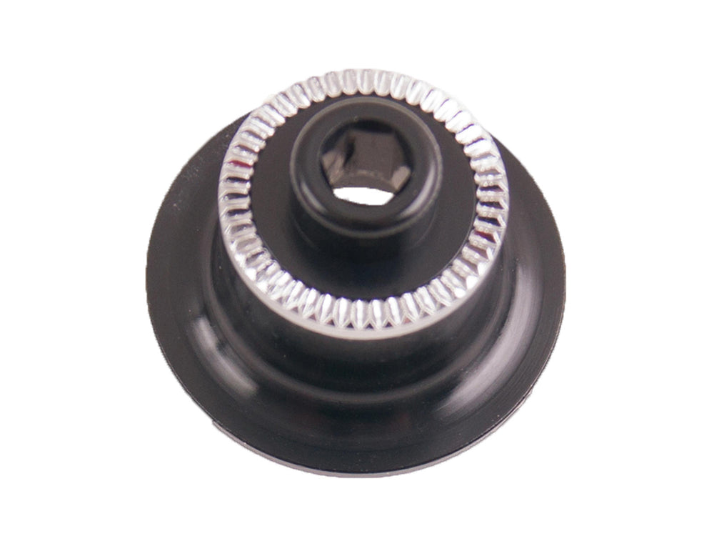 Crankbrothers End cap til cykelpedaler, sort farve, der beskytter og afslutter pedalen for øget holdbarhed og funktionalitet.