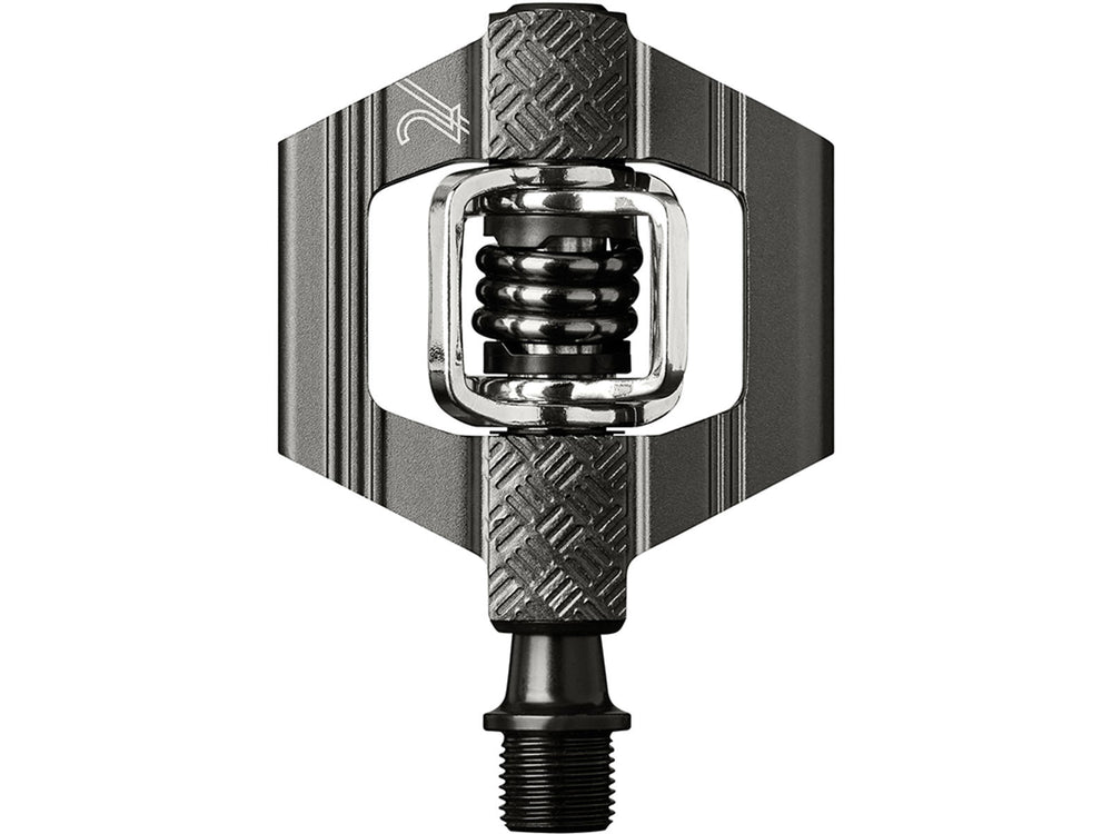 Billede af Crankbrothers Candy 2 pedal, en letvægts cykelpedal med et unikt design og flere indstillingsmuligheder, der sikrer optimal greb og kontrol på cykelturen.