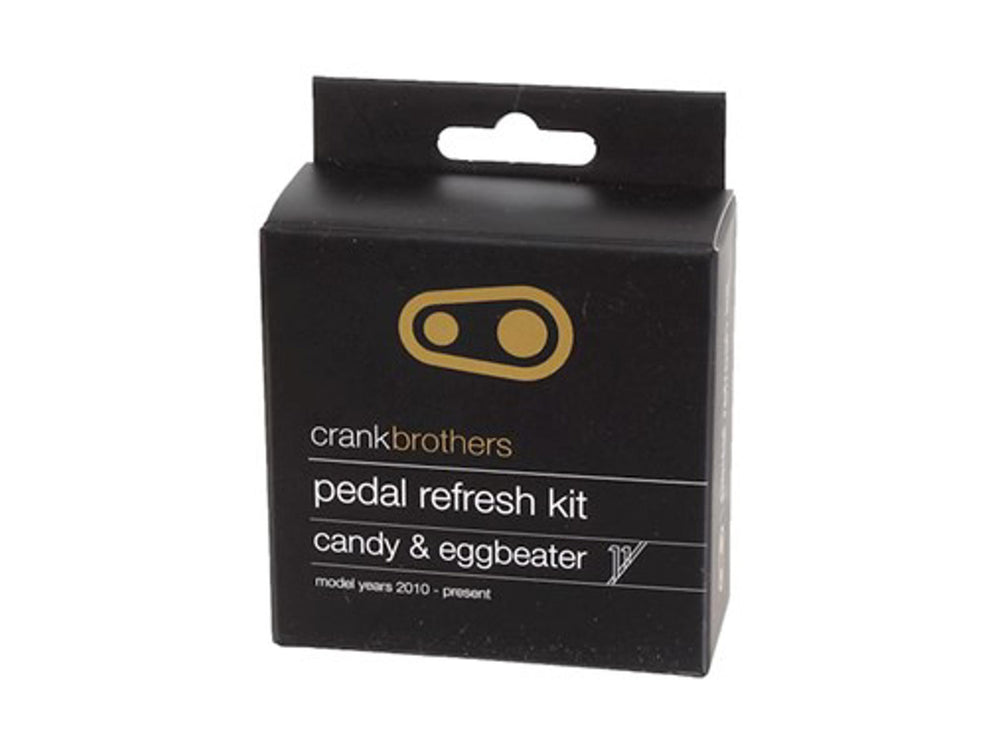 Crankbrothers Pedal refresh kit med værktøj og reservedele til vedligeholdelse og opgradering af Crankbrothers pedaler.