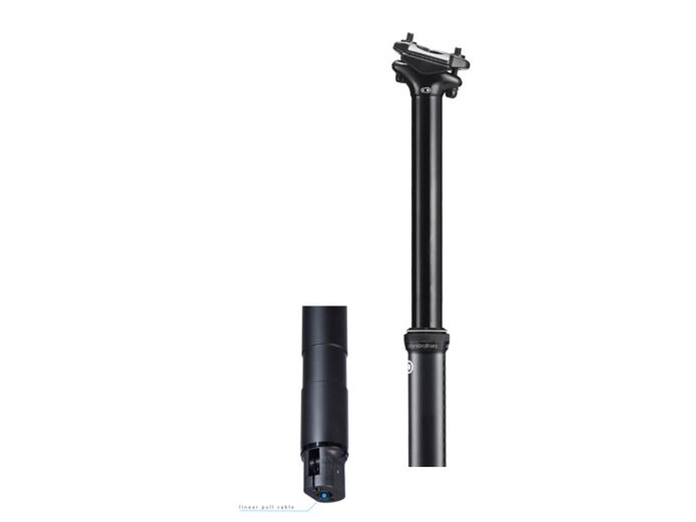 Cykelpumpe Crankbrothers Highline 3 i sort, designet til at sikre hurtig og effektiv dækopblæsning.