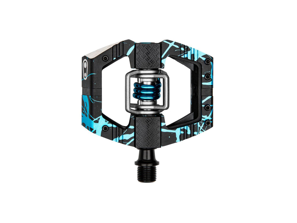 Crankbrothers Mallet E LS pedal i sort, designet til mountainbike og cykling, med en robust og slidstærk konstruktion for optimal ydeevne.
