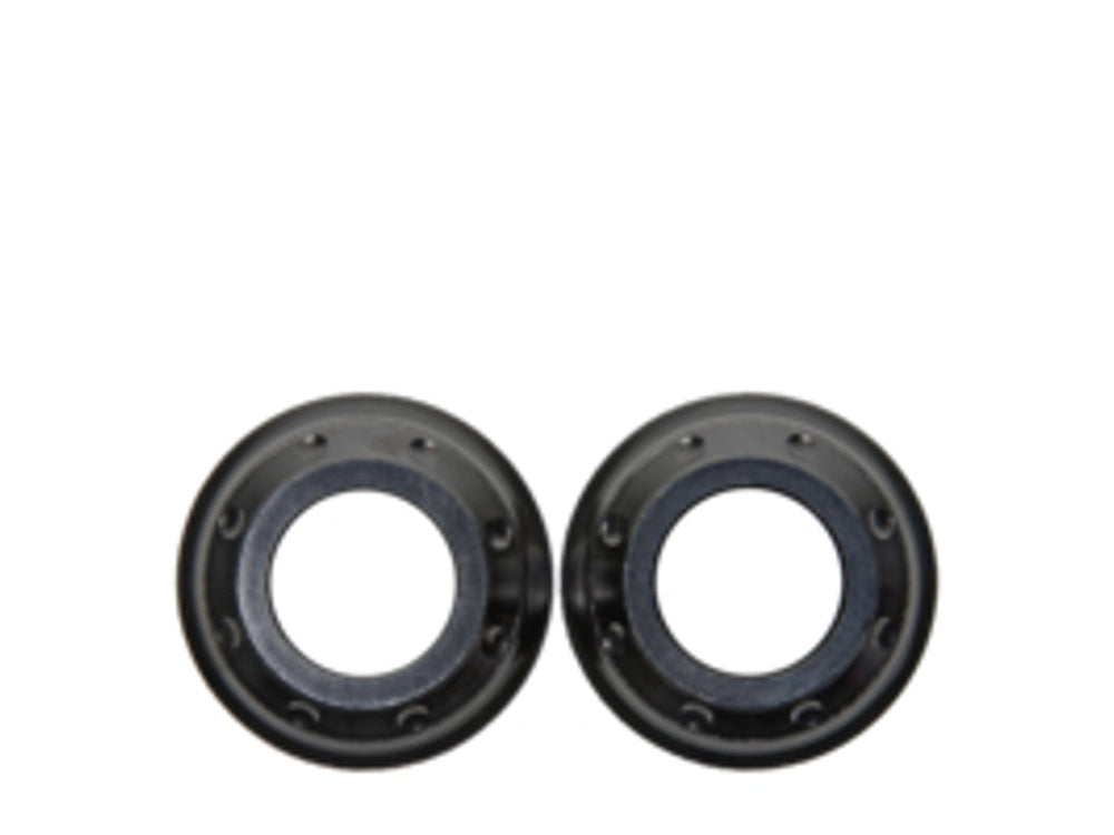 Crankbrothers Endcaps til frontaksler, 9 mm – sorte endcaps til cykelhjul, der sikrer stabilitet og præcision under kørsel.