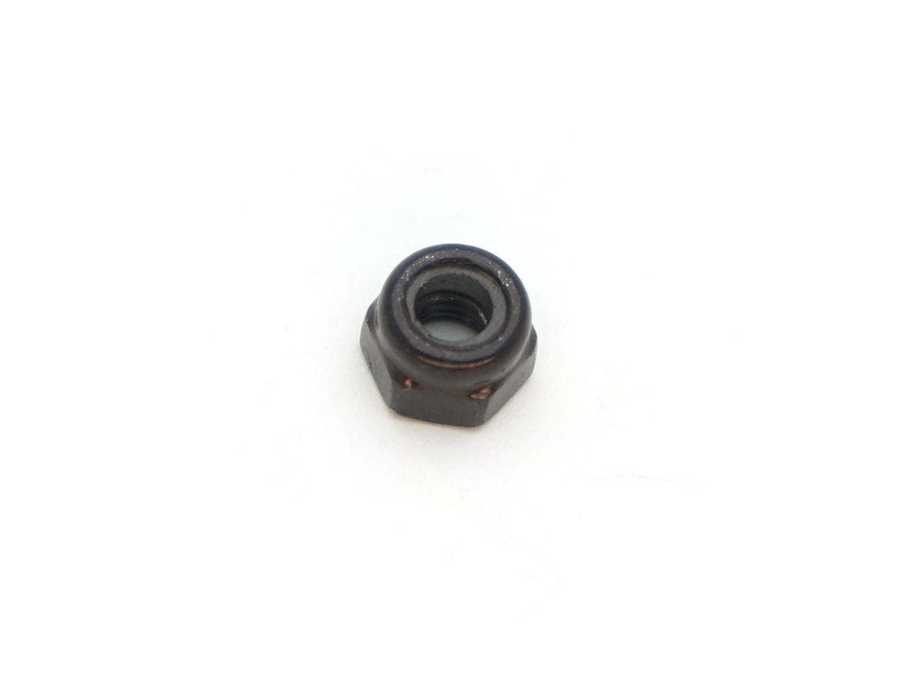 Billede af Crankbrothers pedal pin lock nut, der viser det robuste design og præcise dimensioner, ideelt til at sikre pedalpins på cykler.
