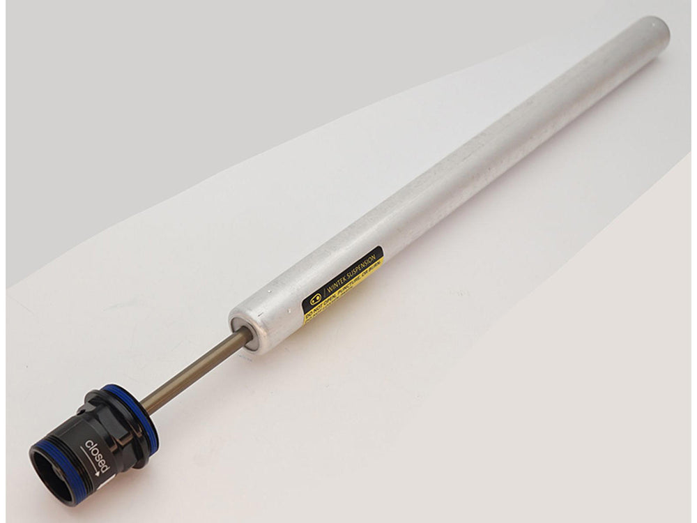 Crankbrothers Highline Cartridge Assembly - en kompakt, sort cylinder til hydrauliske sadelpindesystemer, designet til nem installation og optimal funktion.