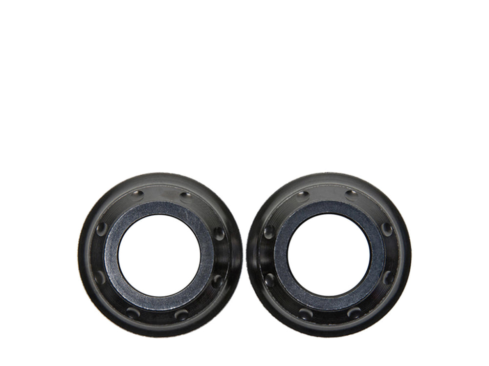Billede af Crankbrothers End Cap Pair Enduro, der viser to end caps designet til at forbedre ydeevnen og holdbarheden af din cykel.