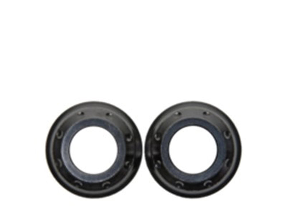 Billede af Crankbrothers End Cap Pair DH, der viser et sæt robuste end caps til downhill cykler, designet til at forbedre cyklens ydeevne og beskytte akslerne.