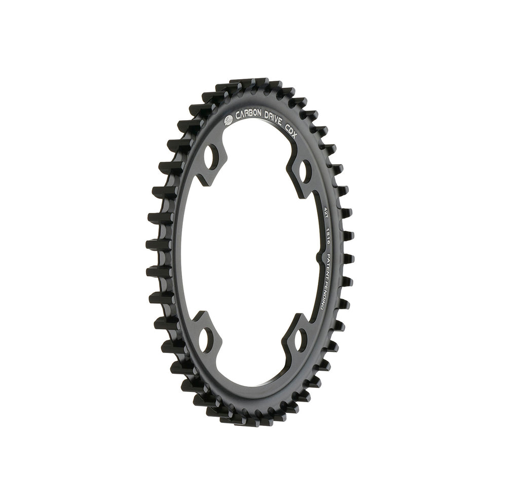 Gearhjul CDX for 42T, 4-B, BCD-104 Gates Carbon Drive for Shimano EP801/SP600