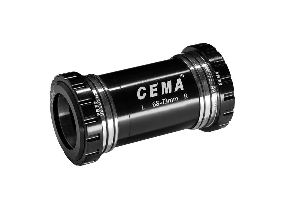 Cema Krankboks BB30, Ø28,99 spindel Sram DUB. Diameter 42 mm Lejer i rustfrit stål. Rammebredde: 68 & 73 mm.