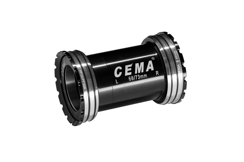 Cema Krankboks Pressfit PF30/BB30 Ø30 spindel. FSA, ROTOR. Diameter 46 mm. Keramiske lejer. Rammebredde: 68 & 73 mm.