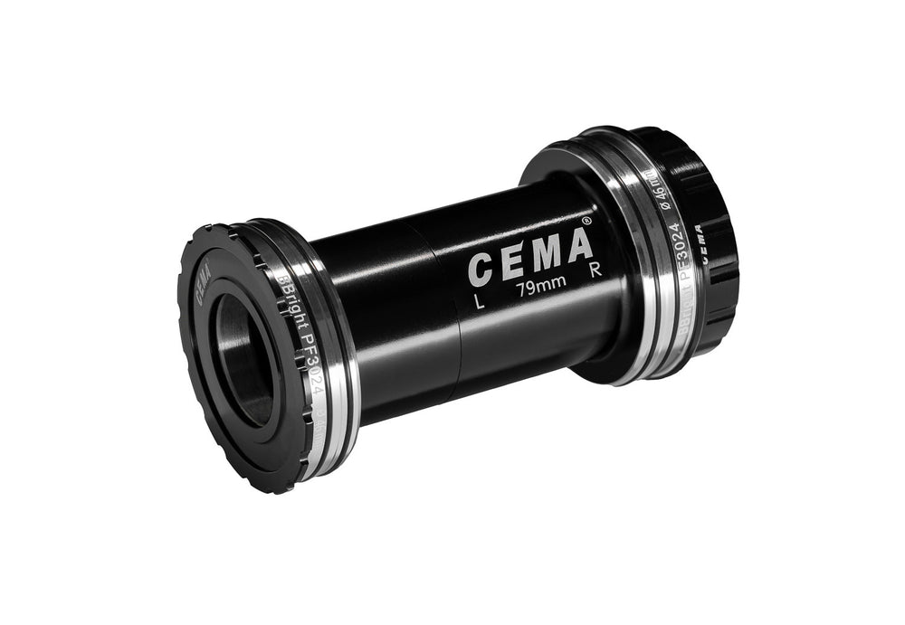 Cema Krankboks BBright46 Ø24 spindel. Shimano. Diameter 46 mm. Lejer i rustfrit stål. Rammebredde: 79 mm.