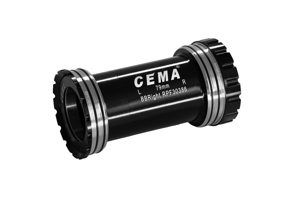 Cema Krankboks BBRIGHT46 Ø30-28 spindel. Praxis. Diameter 46 mm. Keramiske lejer. Rammebredde: 79 mm.
