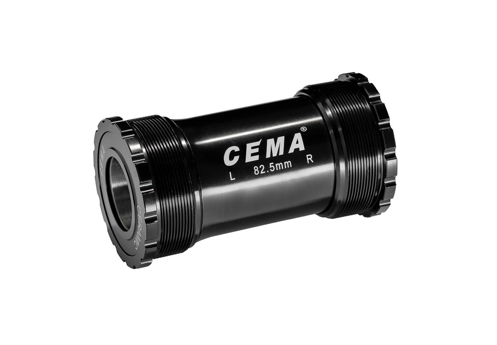 Cema Krankboks T45/Threadfit 82,5 Ø24 spindel. Shimano. Diameter T45, M45x1. Keramiske lejer. Rmmebredde: 82,5 mm.