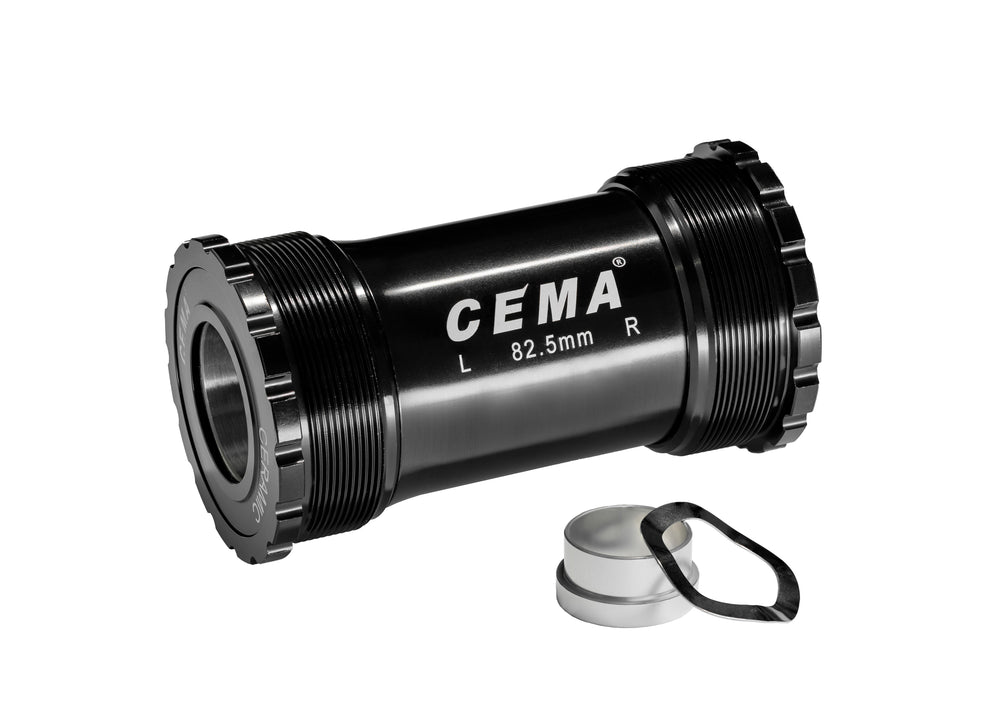 Cema Krankboks T45/Threadfit 82,5 Ø24-22 spindel. Sram GXP. Diameter T45, M45x1 Keramiske lejer. Rammebrede: 82,5 mm.