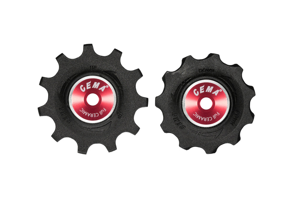 Kædeførerhjul Cema Plastic Sort 11T Shim/Sram/Camp 9/10/11 Full CeramicSRC-JW-PR01-CF