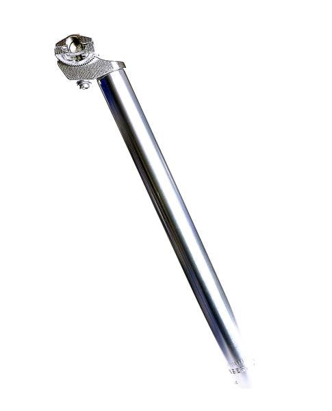 Sadelpind 26,2x400mm SP248, sort aluminium, designet til cykler, med justerbar højde og robust konstruktion.