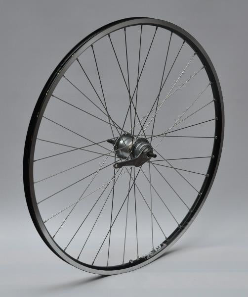 Baghjul 700C i sort med Zac19 design og Nexus 3g fodbremse, ideelt til cykler.