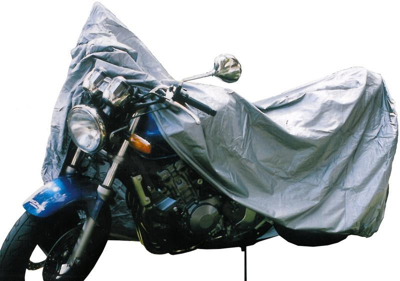 Grå PVC garage til scooter, designet til at beskytte din scooter mod vejr og vind.