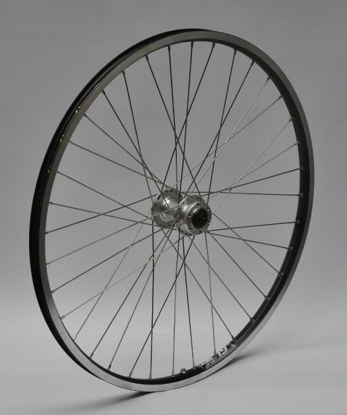 Sort forhjul 26x1,75 Zac19 med QR og DISC, perfekt til cykler.