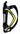 Flaskeholder BBB FlexCage i sort og gul, designet til at holde drikkeflasker sikkert under cykelture.