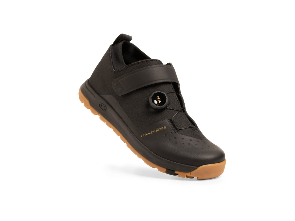 Crankbrothers Mallet Trail BOA cykelsko i sort med BOA-lukning, designet til mountainbiking og optimal komfort.