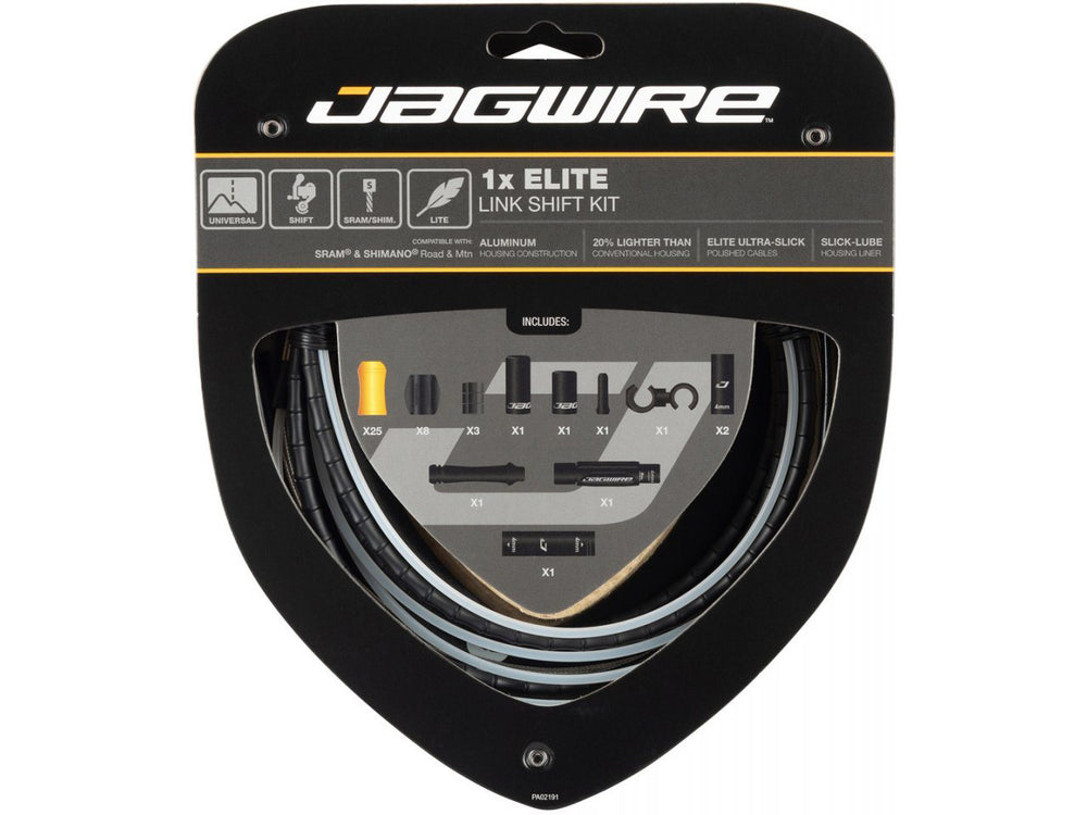 Jagwire 1x Elite Link (RCK600) gearkabelsæt 2300mm RoadMTB STS-EL wire sort