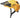En gul cykelhjelm med sort logo, produktnavn: hjelm-youdrop-icon-yellow.