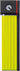 Abus Bordo Ugrip 5700 SH 80cm lime cykellås i limegrøn farve, foldet sammen og klar til brug.