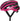 Cykelhjelm Abus Airbreaker i fuchsia pink, set fra siden med aerodynamisk design og ventilationsåbninger.