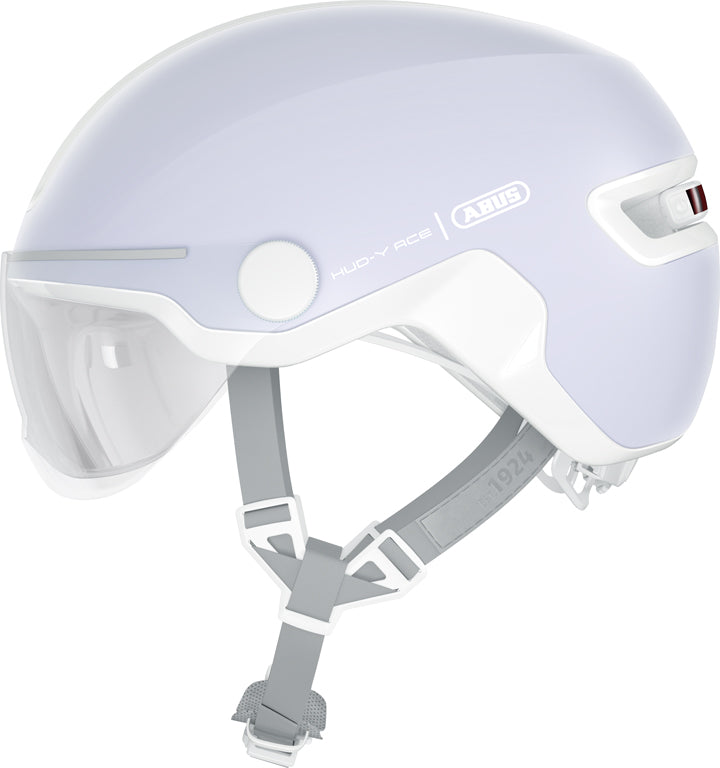 Billede af Y-ace Pure Lavender cykelhjelm i lavendel farve, elegant design med ventilationshuller.