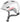 Cykelhjelm Abus Smiley 3.0 ACE LED Shiny White, en hvid cykelhjelm med LED-lys og moderne design.
