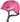 Cykelhjelm Abus Smiley 3.0 Shiny Pink: En skinnende lyserød cykelhjelm med ventilationshuller og justerbar rem.
