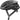 Sort cykelhjelm Abus PowerDome med aerodynamisk design og ventilationshuller, set fra siden.