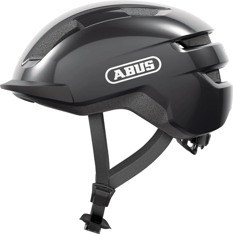 Produktbillede af Hjelm Purl Y Titan, en moderne cykelhjelm i titanfarve med aerodynamisk design og justerbar pasform.