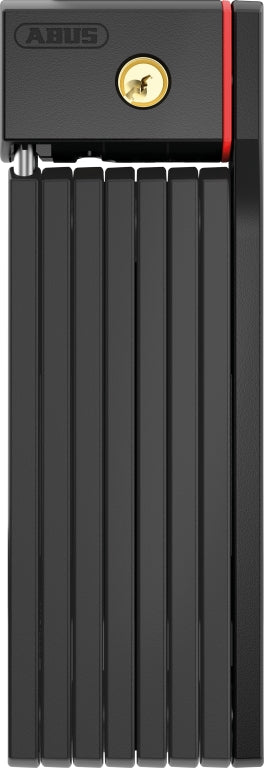 ABUS Bordo Big uGrip 5700 foldelås, 100 cm, sort, foldelås i sort design med ABUS logo, kompakt og sikker.